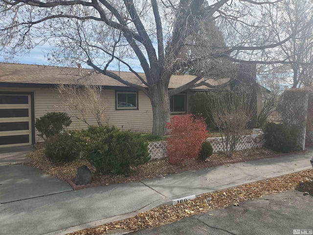 view of front of home