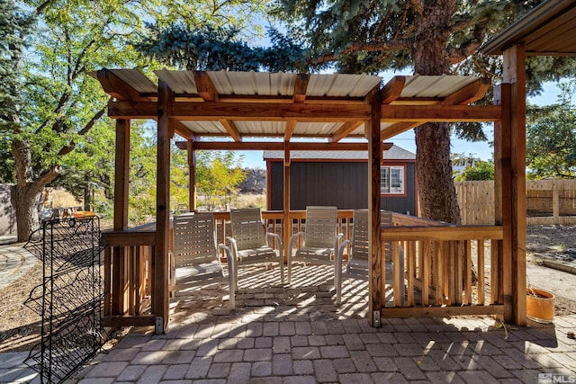 view of patio / terrace