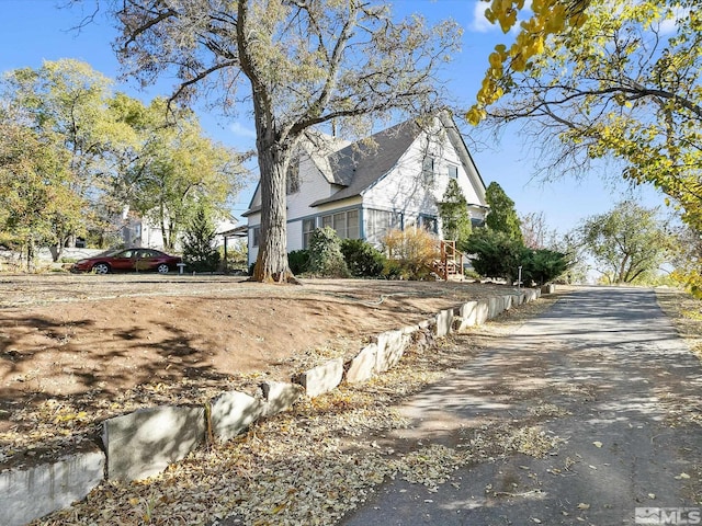 view of side of home