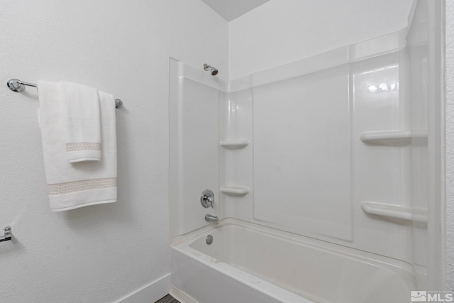 bathroom featuring shower / bath combination