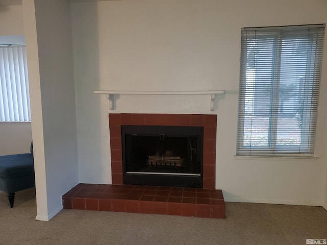 interior details with carpet floors