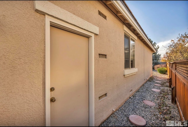 view of entrance to property