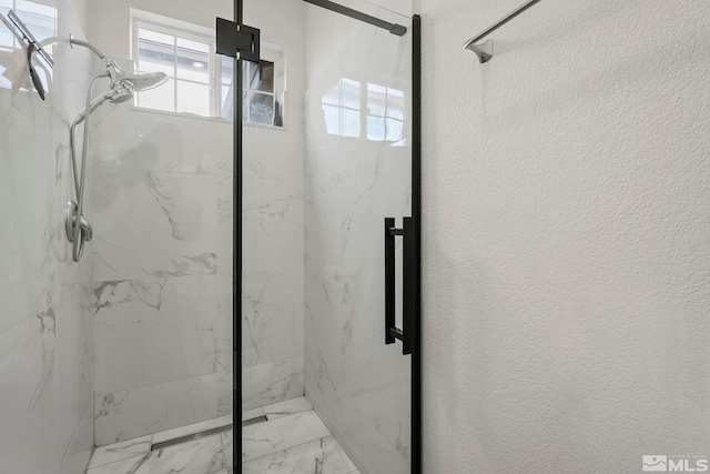 bathroom with walk in shower