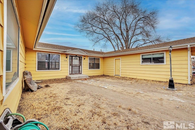 view of rear view of house