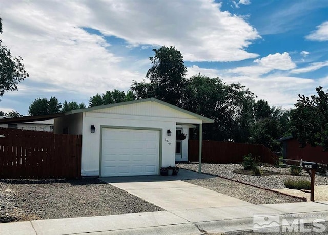 view of ranch-style home