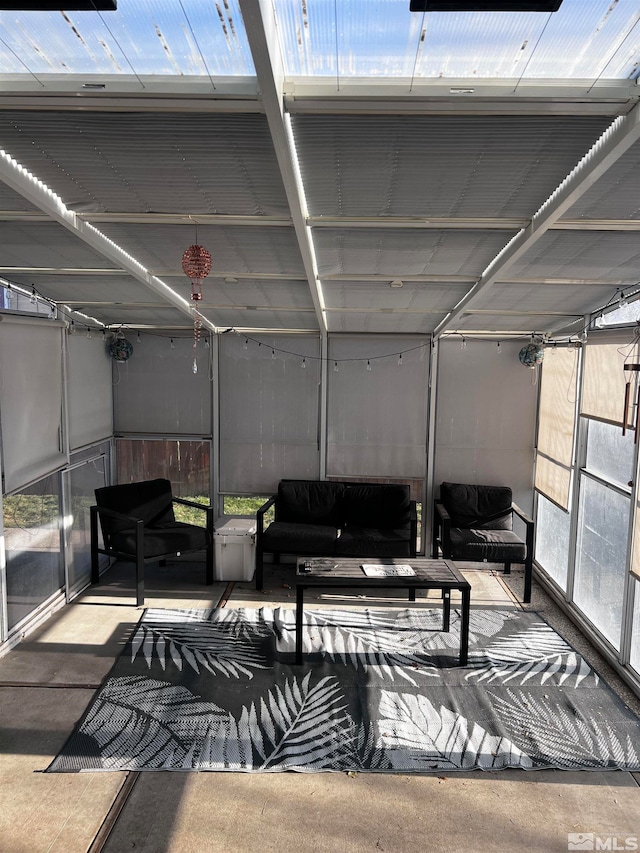 view of patio / terrace with an outdoor hangout area