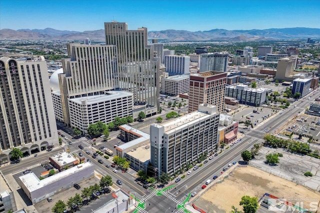 view of city with a mountain view