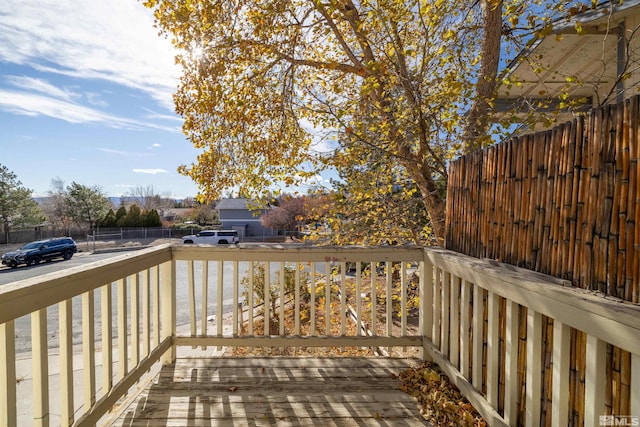 view of deck