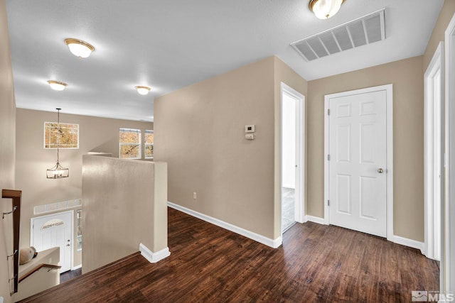 entryway featuring dark hardwood / wood-style floors