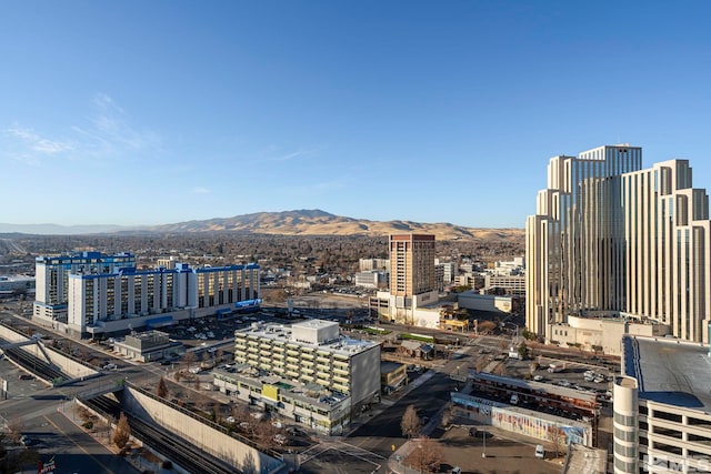 view of city with a mountain view