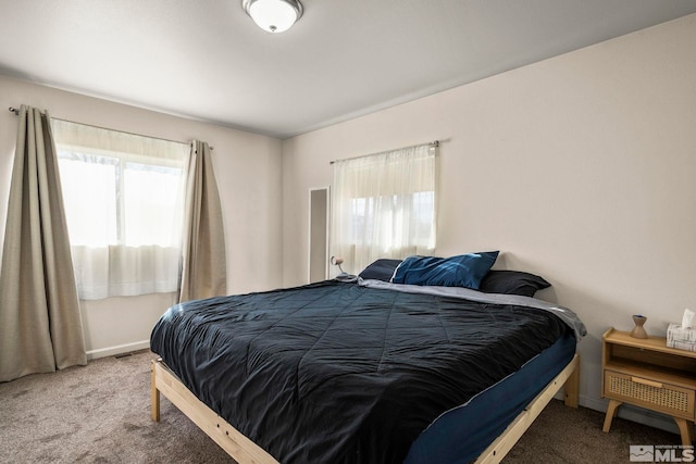 bedroom featuring carpet floors