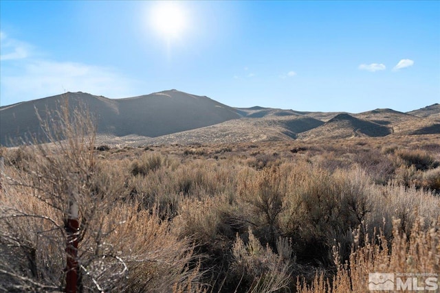 view of mountain feature