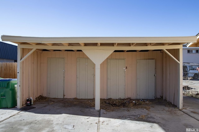 view of outbuilding