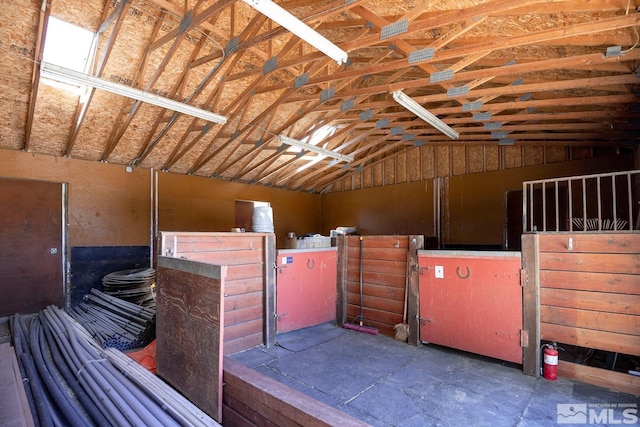 view of horse barn