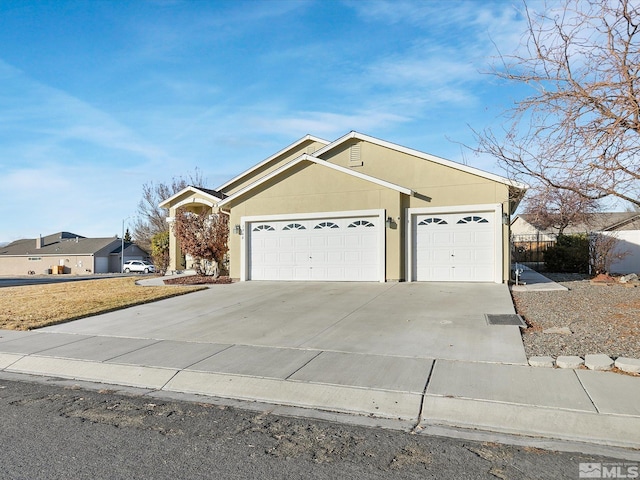 ranch-style house with a garage