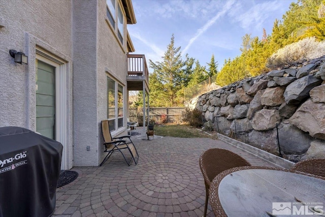 view of patio / terrace featuring area for grilling