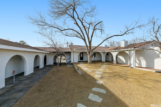 view of front of home