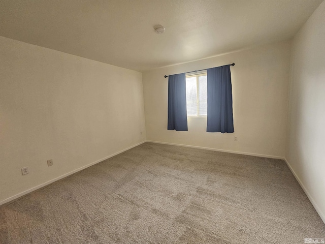 empty room with carpet floors