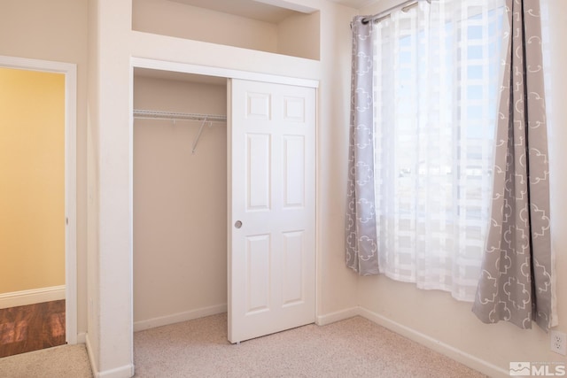 view of closet