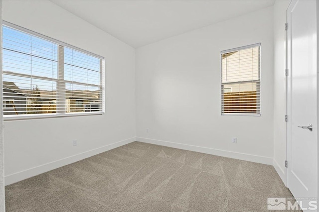 empty room with carpet floors