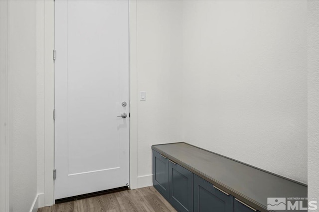 entryway featuring light wood-type flooring