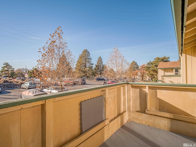 exterior space with a balcony