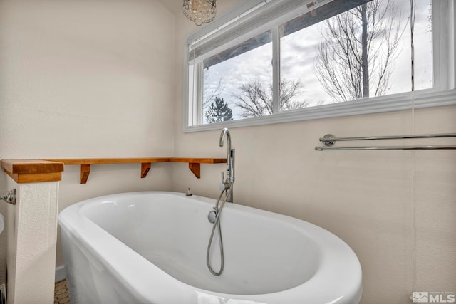 bathroom with a bathtub