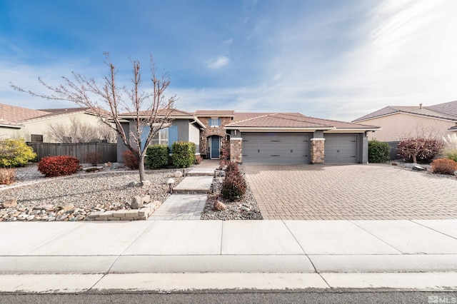 ranch-style house with a garage