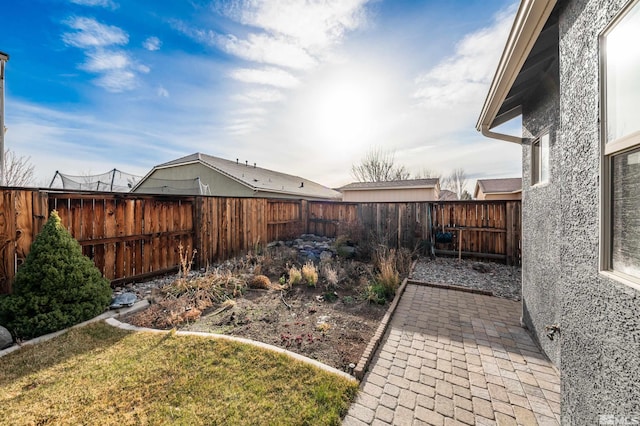 view of yard with a patio