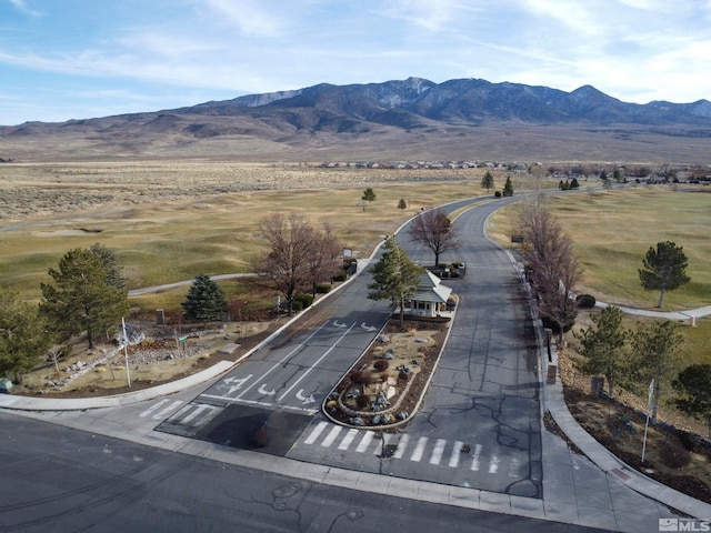 view of mountain feature