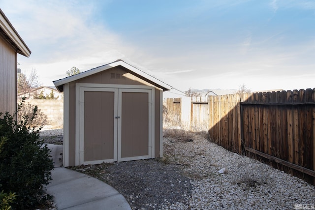 view of outbuilding