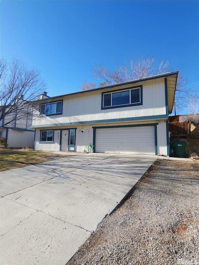 front facade featuring a garage