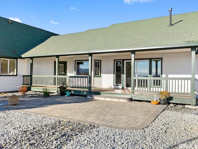 exterior space featuring a porch