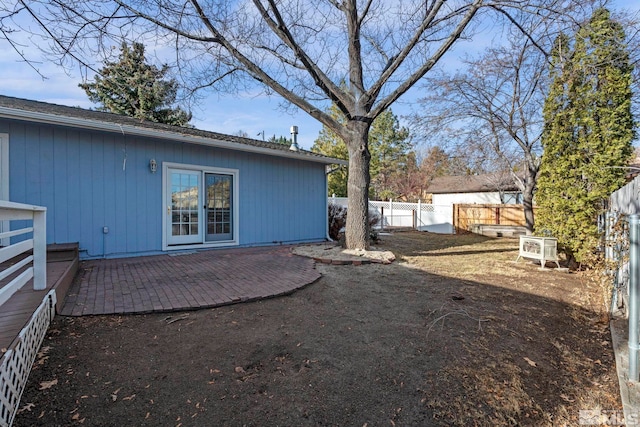 rear view of property with a patio