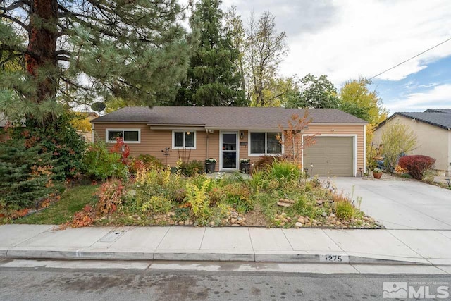 ranch-style house with a garage