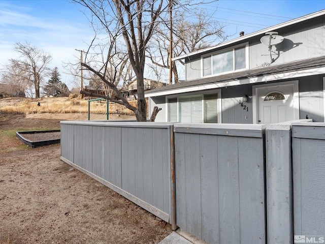 view of side of property