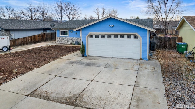 ranch-style house with a garage