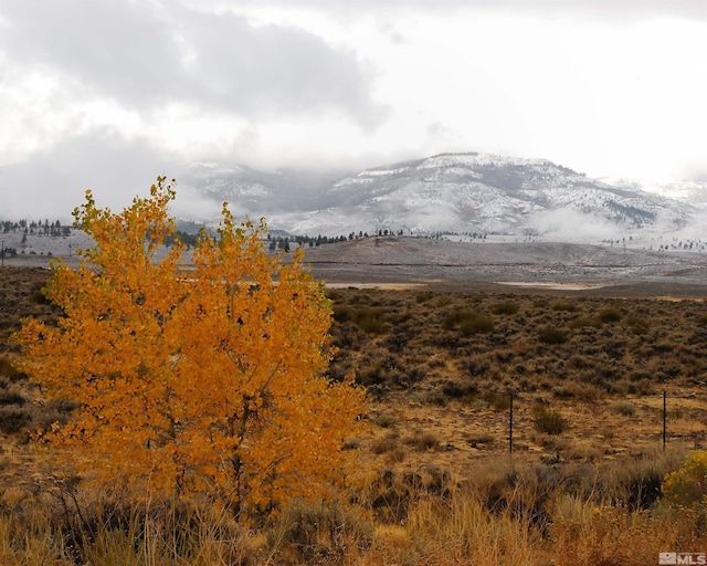 view of mountain feature