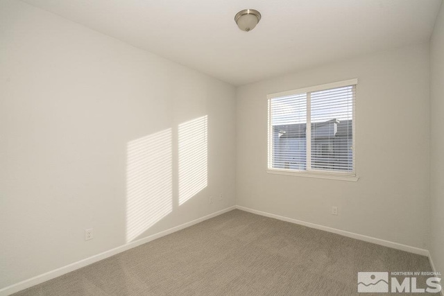 unfurnished room featuring carpet flooring