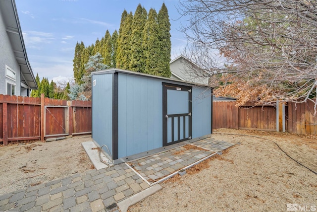 view of outbuilding