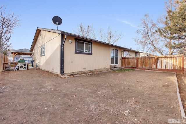 view of rear view of property