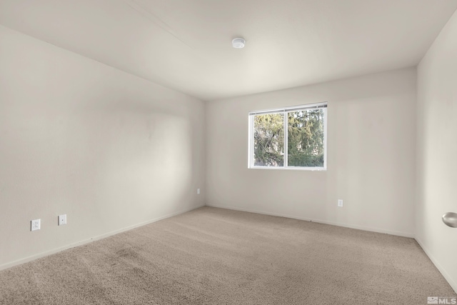 unfurnished room featuring carpet flooring