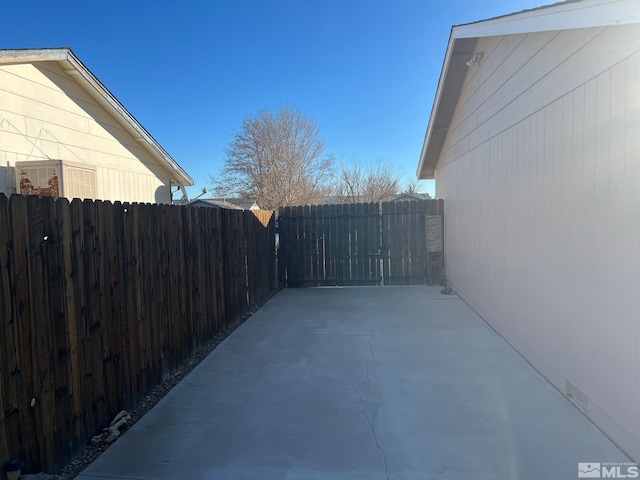 view of home's exterior featuring a patio