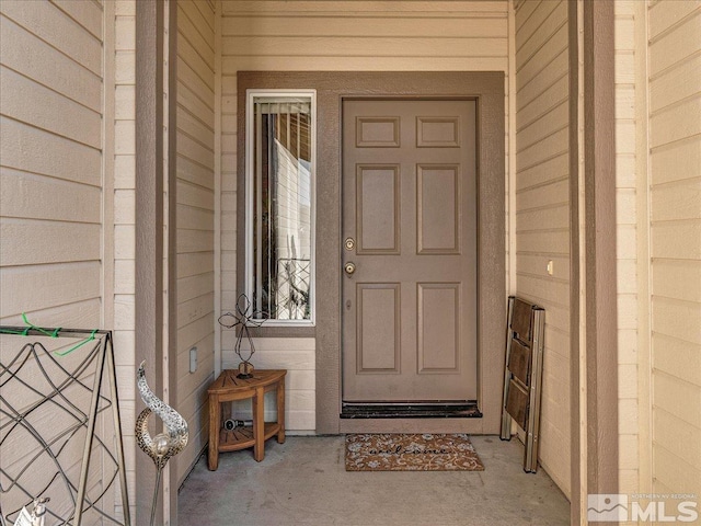 view of property entrance