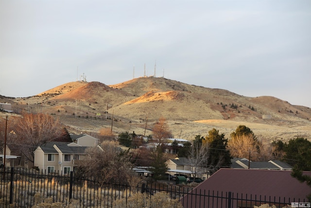 view of mountain feature