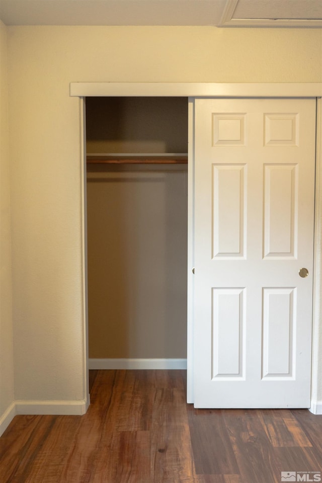 view of closet