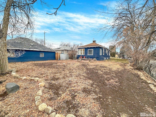 view of rear view of property