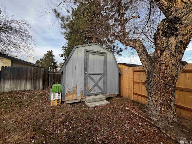 view of outbuilding