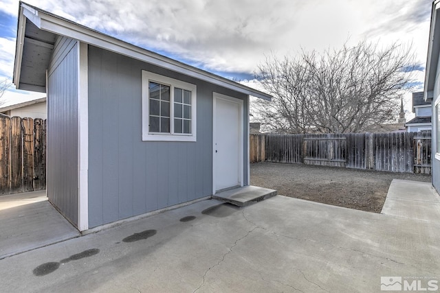 view of outbuilding