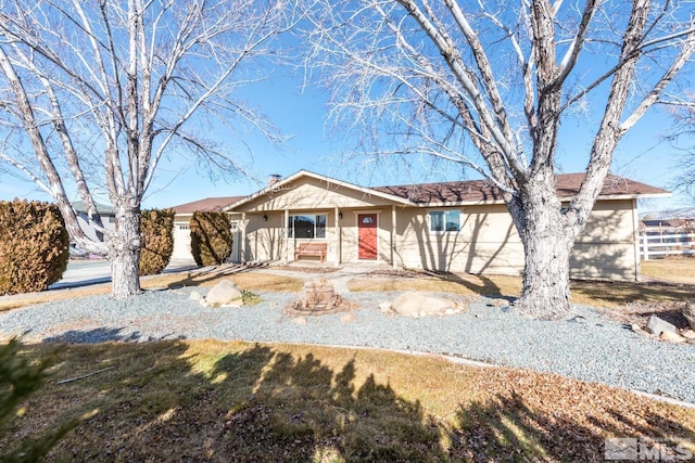 view of ranch-style house